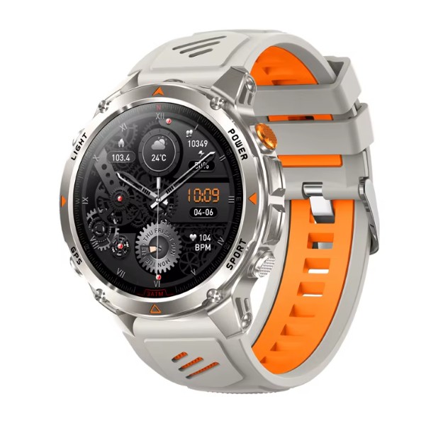 TF - sw.ht37 Smartwatch grey orange